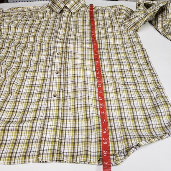 Ariat Pro Series Long Sleeve Plaid Button Down Shirt Size Large Outdoors Western - Picture 8 of 9